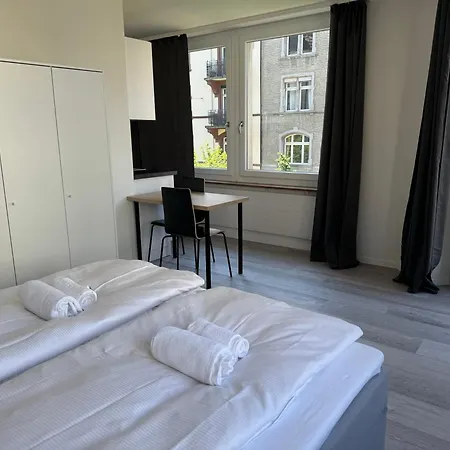 아파트 Downtown Deluxe With Queen Bed Be-26 취리히