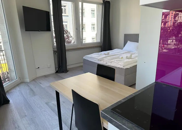 Downtown Deluxe With Queen Bed Be-26 Apartament Zurych