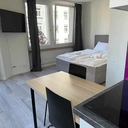 Downtown Deluxe With Queen Bed Be-26 Lägenhet Zürich